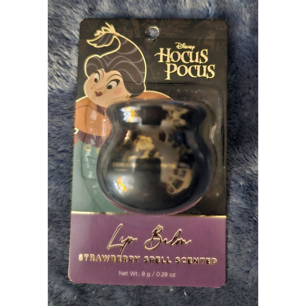 Disney's Hocus Pocus Strawberry Spell Scented Mary Sanderson Lip Balm Cauldron
